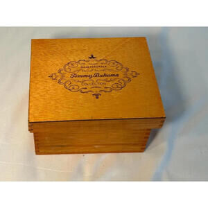 Vintage Tommy Bahama Havana Collection 5x4 Wooden Box EC!